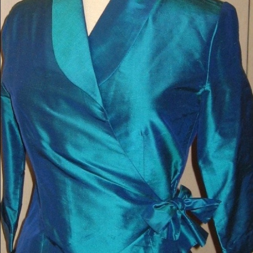 Silk Shantung Top